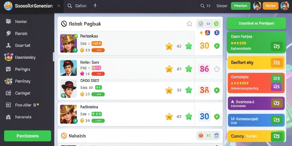 Fitur sosial untuk bersaing dengan teman-teman.